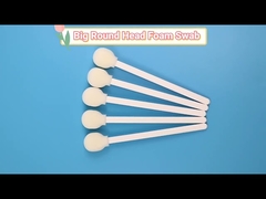 Tongkat Putih PP Bulat Ujung Busa TOC Nasofaring Pengumpulan Spesimen Usap