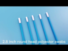 Kapas Pembersih Elektronik Ujung Busa Kepala Bulat Mini 3.2mm Dengan Gagang PP