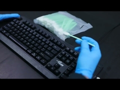 Kapas Busa Ruangan Bersih Sekali Pakai Kepala Bulat Elektronik