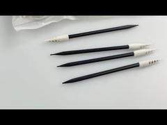 67mm Sharp Foam Swabs Spiral Sponge Stick Pembersihan Detail Presisi