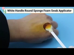 125mm Single Big Round Sponge Head Cleanroom Foam Cleaning Swab