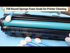 100PCS PU Foam Cleaning Swab Mould Cleaning Swab Dengan PP Stick