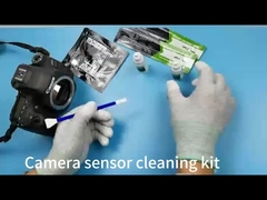 Kit Pembersih Lensa Kamera yang Dapat Digunakan Kembali Set Swab Sensor Non-toksik Untuk Mudah Menghilangkan debu