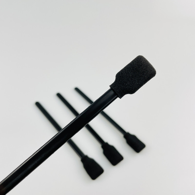 Plotter Clean Black Foam Tip Swab PP Stick Bahan Persegi Persegi