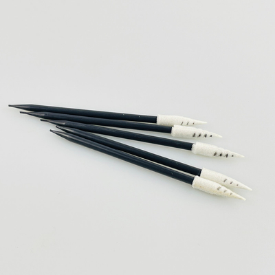 Spiral Pointy Foam Tip Swab Black Untuk Pembersih Elektronik Printer
