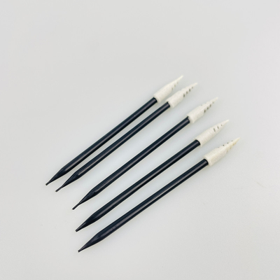 Spiral Pointy Foam Tip Swab Black Untuk Pembersih Elektronik Printer