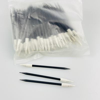 Spiral Pointy Foam Tip Swab Black Untuk Pembersih Elektronik Printer