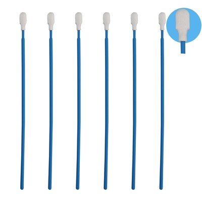 6,5 Inches Lint Free Paddle Dacron Head Polyester Swab Untuk Cleanroom