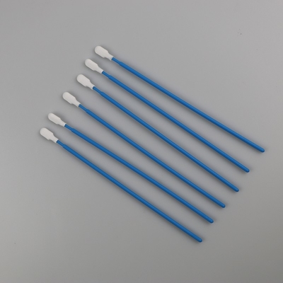6,5 Inches Lint Free Paddle Dacron Head Polyester Swab Untuk Cleanroom