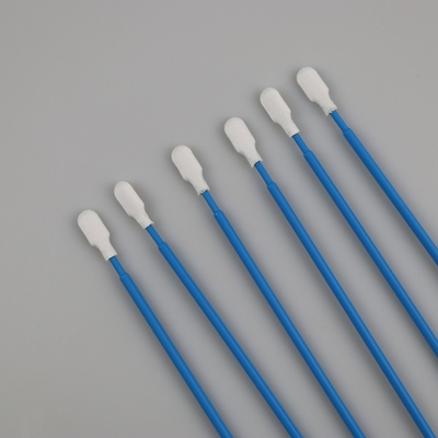 6,5 "Lint Free Long Handle Polyester Swab Cleanroom Paddle Dacron Cleaning