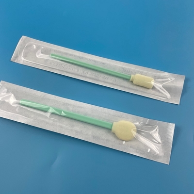 Round Rectangle Head Medis Steril Ujung Busa Penyeka Paket Individu