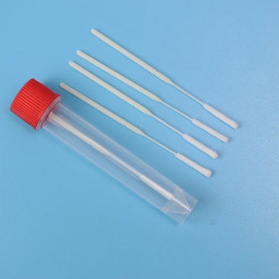9cm Medis Steril Berbondong-bondong Nylon Nasal Sampling Swab Individual Dibungkus