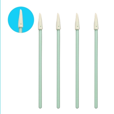Sponge Tip Tip PP Stick Slot Groove Pembersih Swab 76mm