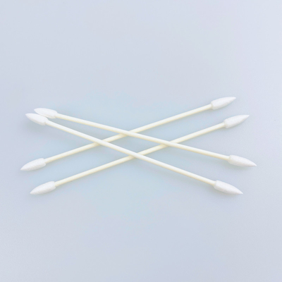 3MM Double Pointy Tipped Swab Dengan Kertas Tongkat Kapas Murni