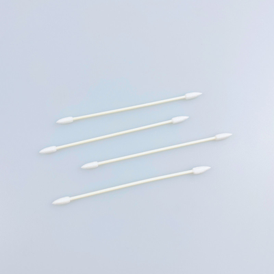 3MM Double Pointy Tipped Swab Dengan Kertas Tongkat Kapas Murni