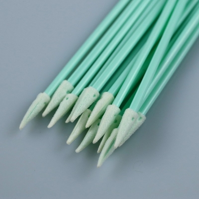 Open Cell Mini Pointed Cleanroom ESD Foam Swab TX750 Bebas Debu