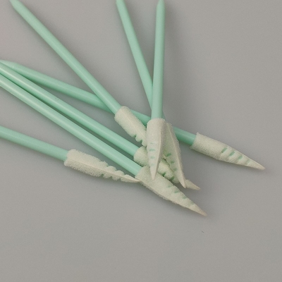 Lint Free Mini Spiral Pointed Sponge Foam Tip Swab Untuk Membersihkan Jam Tangan