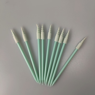 Lint Free Mini Spiral Pointed Sponge Foam Tip Swab Untuk Membersihkan Jam Tangan