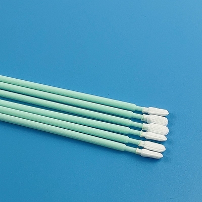 162mm Penyeka Pembersih Microfiber & Ujung Poliester Bebas Serat Dengan Gagang Tongkat PP Panjang