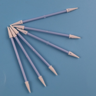 Double Pointed Head Cleanroom Spons Busa Swab TX750 Bebas Serat