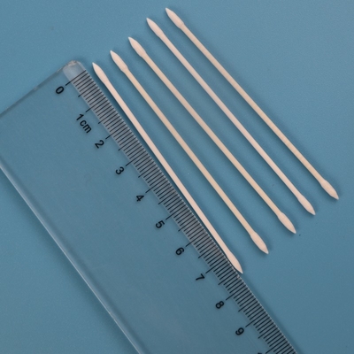 Tongkat Kertas Biodegradable 2.2mm Mini Menunjuk Cotton Bud Swab BB-013