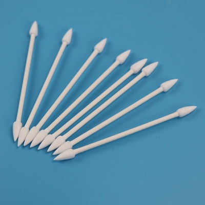 4.7mm Biodegradable Kertas Tongkat Ganda Menunjuk Qtips Cotton Swab untuk Cleanroom