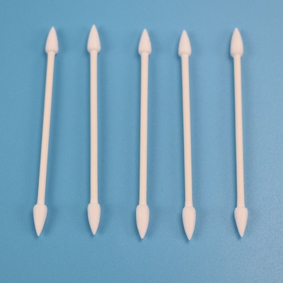 4.7mm Biodegradable Kertas Tongkat Ganda Menunjuk Qtips Cotton Swab untuk Cleanroom