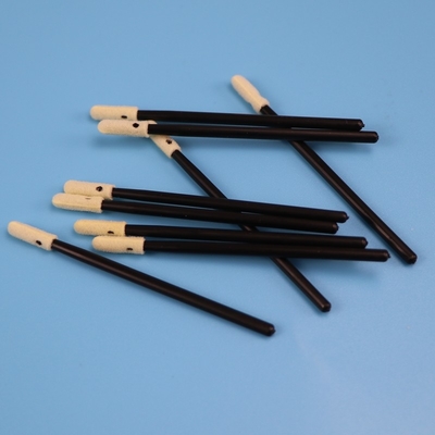 Ujung Busa Pembersih Mikro Mekanis Cleanroom Swab 3.2mm Bebas Serat
