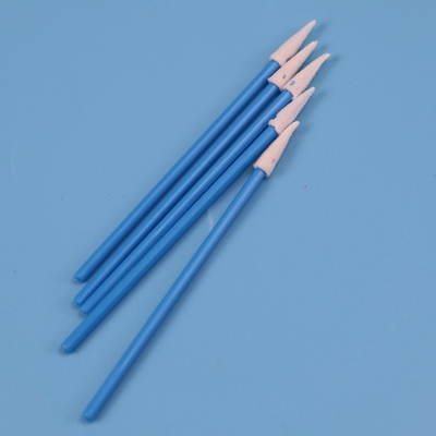 Pembersih Cetakan Presisi Mikro Menunjuk Ujung Busa ESD Cleanroom Swab 3.2mm Bebas Serat