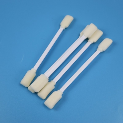 Lint Free Double Rectangle Head Cleanroom Foam Swab Untuk Membersihkan Printer