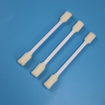 Lint Free Double Rectangle Head Cleanroom Foam Swab Untuk Membersihkan Printer