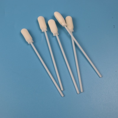 ABS Stick 10cm Ujung Busa Bulat Besar Pakai Sampling Swab Steril