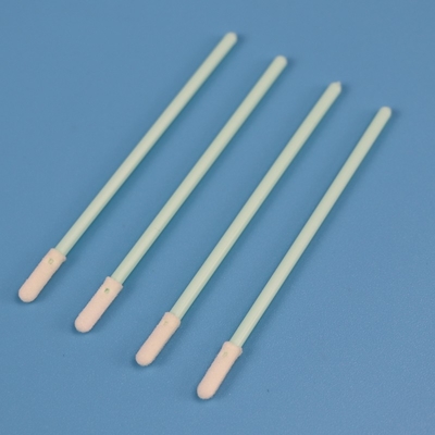 TX74 Dustless Green PP Stick Precision Cleaning Foam Tip Swab untuk Cleanroom