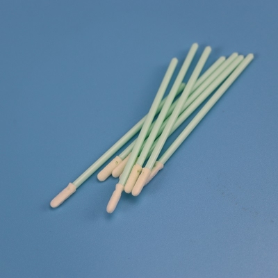 TX74 Dustless Green PP Stick Precision Cleaning Foam Tip Swab untuk Cleanroom