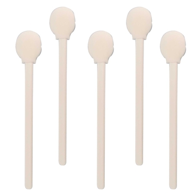 T-11 Lint Free 5mm PU Foam Swab Dengan PP Stick Untuk Membersihkan Printhead
