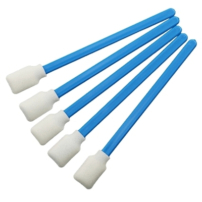 PU Foam Mould Cleaning Swab Dengan Black PP Handle 12pcs / Bag