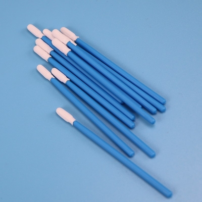 TX743 Lint Free Solvent Non Abrasive Dacron Polyester Swab Untuk Cleanroom