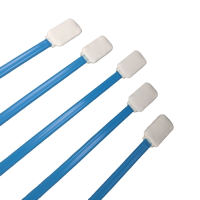 TX743 Lint Free Solvent Non Abrasive Dacron Polyester Swab Untuk Cleanroom