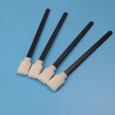 50 pcs/Bag Bebas Serat Hitam PP Tongkat Cleanroom Persegi Panjang Busa Swab Untuk Pembersihan Jamur