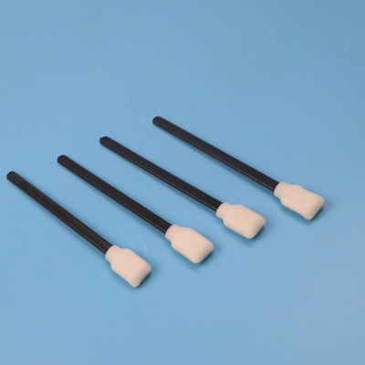 50 pcs/Bag Bebas Serat Hitam PP Tongkat Cleanroom Persegi Panjang Busa Swab Untuk Pembersihan Jamur