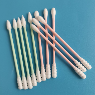 3 "Makeup Tongkat Kertas Hijau Ramah Lingkungan Menghapus Cotton Bud Swab Untuk Penggunaan Sehari-hari