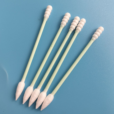 3 "Makeup Tongkat Kertas Hijau Ramah Lingkungan Menghapus Cotton Bud Swab Untuk Penggunaan Sehari-hari