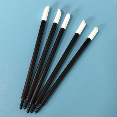 T-11 Swab Pembersih Cetakan Gagang Hitam Bebas Serat 5mm PU Foam Swab Untuk Pembersihan Printer