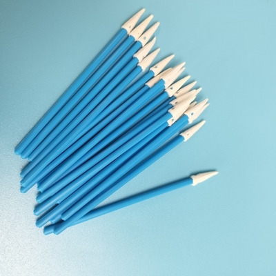 Lint Free Spiked Foam Swab Dengan Green / Red Handle Untuk Pembersihan Elektronik Qtips