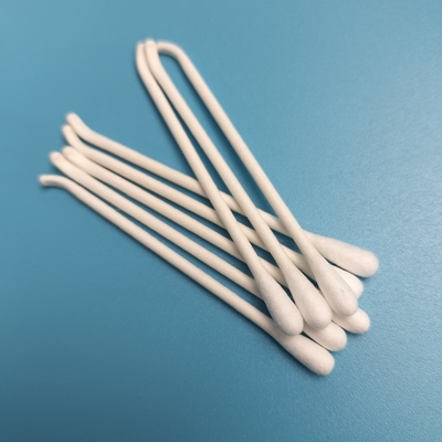 Biodegradable Daily Use Paper Stick Qtips Pembersih Telinga Swab Katun Dengan Hook