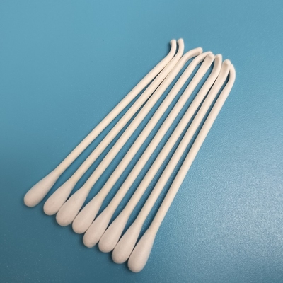 Biodegradable Daily Use Paper Stick Qtips Pembersih Telinga Swab Katun Dengan Hook