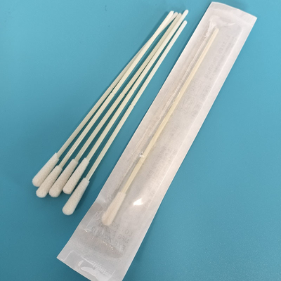 Swab Pengumpulan Sampel Nylon Flocked Steril Swab Oral yang Dibungkus Secara Individual