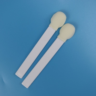 Disposable Putih PP Stick Foam Tip Swabs Besar Bulat Sponge Stick Foam Kepala Medical Swab
