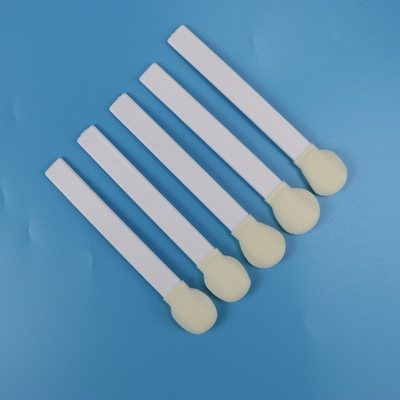 Disposable Putih PP Stick Foam Tip Swabs Besar Bulat Sponge Stick Foam Kepala Medical Swab