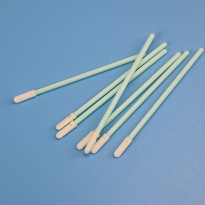 100pcs Ductless Mini Sponge Stick Cleanroom Foam Swab untuk pembersihan pabrik